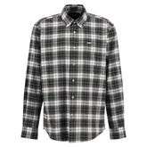 Barbour Mens Telfield Regular Checked Shirt in Olive